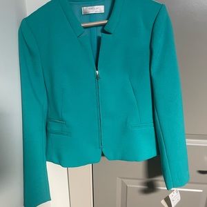 Brand New with tags Zara Trafaluc Aqua Blazer size XL